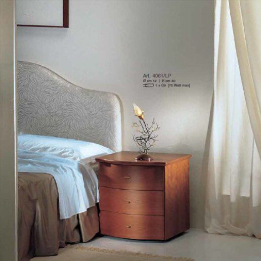 Erica 4061/lp (nichel) - Lampada da tavolo - PATRIZIA VOLPATO