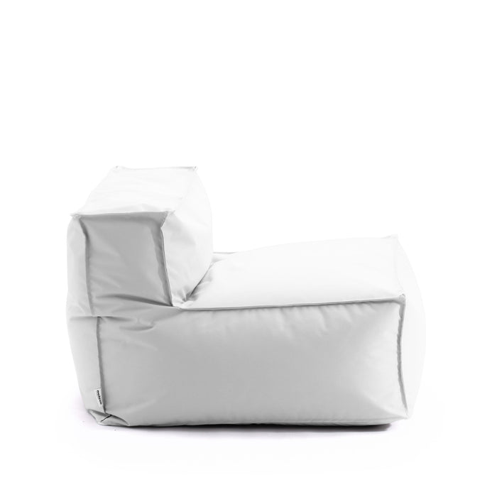 Pouf poltrona 1 posto Deluz per esterno in tessuto poliestere Samba dim: 98x98x65 cm