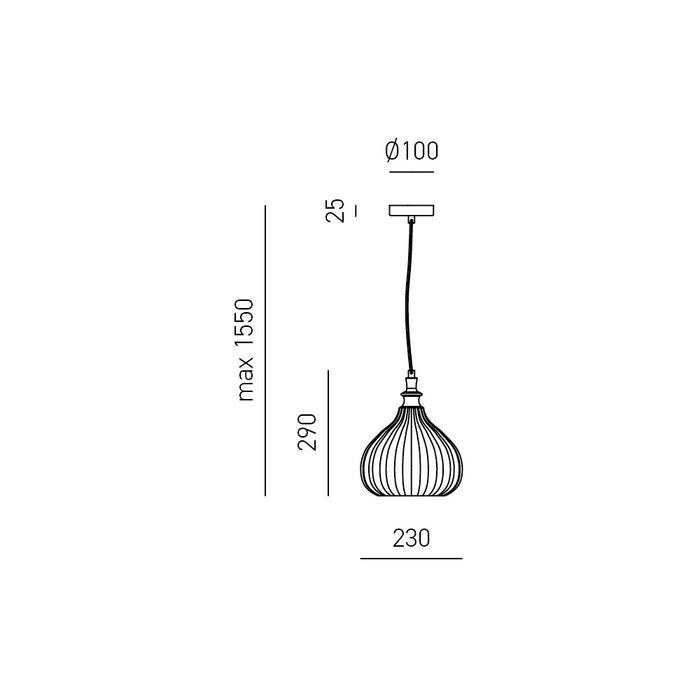 Cleofe S11 - Lampadario a sospensione - GEA LUCE