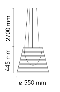 KTribe suspension - lampada a sospensione - Flos