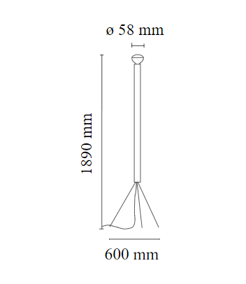 Luminator - Lampada da terra - Flos