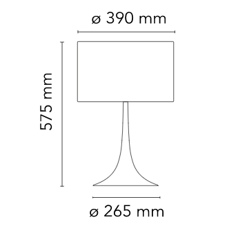 Spun Light Table - Lampada da tavolo - Flos