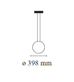 Arrangements round - lampadario a sospensione - Flos