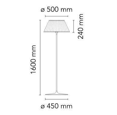 Romeo Moon Floor - lampada da pavimento -  Flos