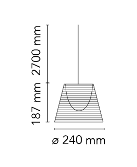 KTribe suspension 1 - lampada da tavolo - Flos