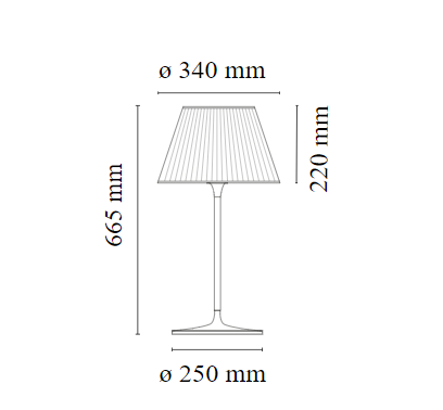 Romeo Soft Table - lampada da tavolo -  Flos