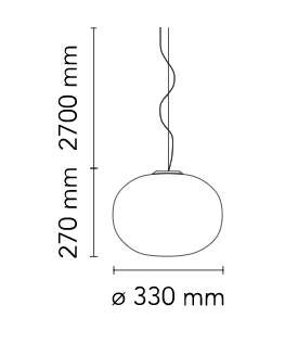 Glo-Ball Suspension - Lampada a sospensione- Flos