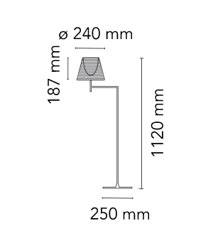 KTribe Floor - lampada da pavimento - Flos