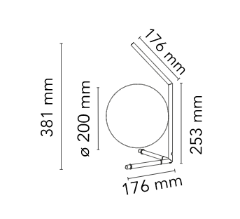 IC Lights Table 1 Low - lampada da tavolo - Flos