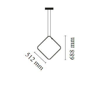 Arrangements square - lampadario a sospensione - Flos