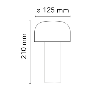 Bellhop table - lampada da tavolo - Flos