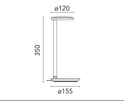 Oblique - Lampada da tavolo-  Flos