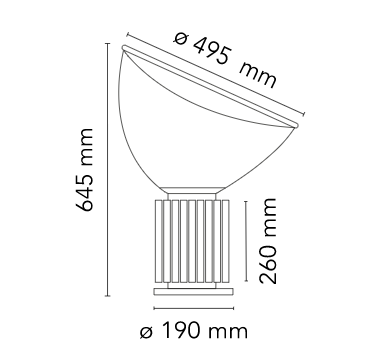 Taccia - lampada a muro - Flos