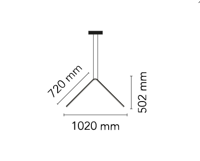 Arrangements Broken Line - lampadario a sospensione - Flos