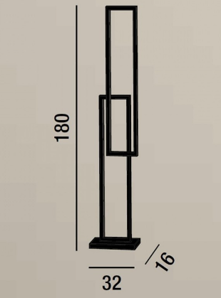 Cross - lampada da pavimento - Perenz