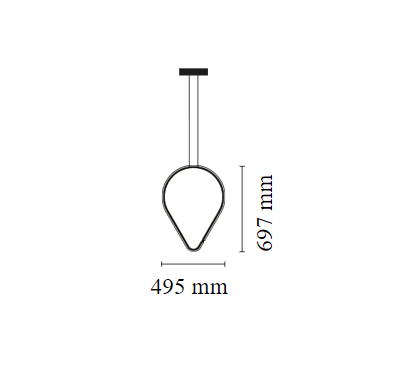 Arrangements Drop Down - lampadario a sospensione - Flos