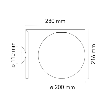 IC Lights - Lampada da soffitto/parete - Flos