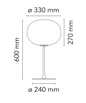 Glo-Ball Table 1 - lampada da tavolo - Flos