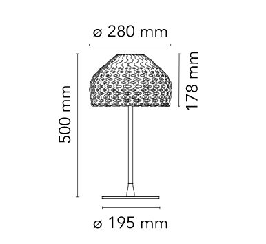 Tatou Table - lampada da tavolo - Flos