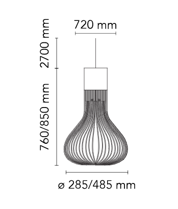 Chasen - lampada a sospensione - Flos