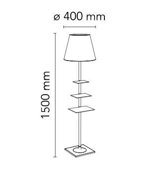 Bibliotheque nationale - lampada da pavimento - Flos