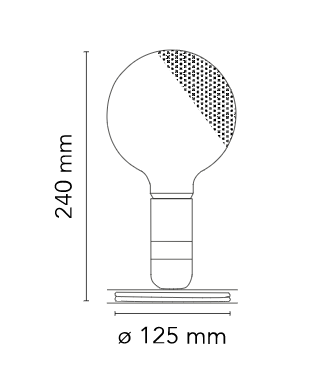 Lampadina -lampada da tavolo- Flos