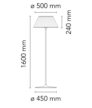 Romeo Soft Floor - lampda ta terra -  Flos