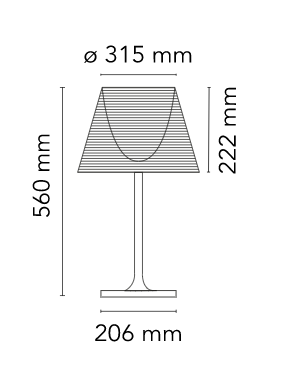 KTribe table 2 - lampada da tavolo - Flos