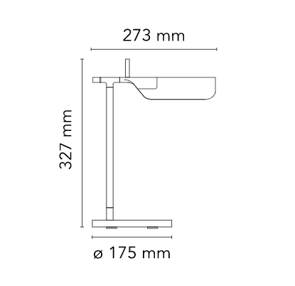 Tab Table - lampada da tavolo - Flos