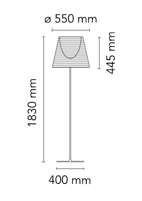 KTribe Floor - lampada da pavimento - Flos