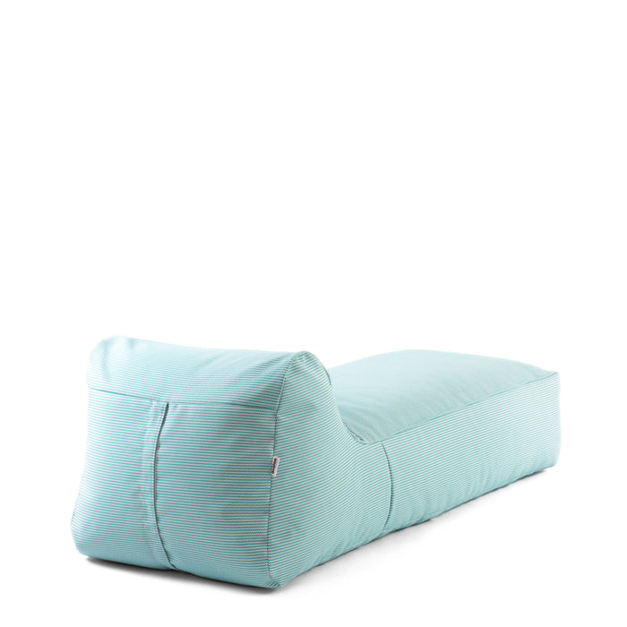 Pouf lettino Willow in tessuto Funny per esterno dim: 190x80x65 cm