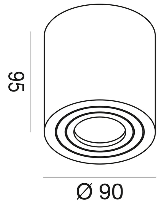 Sulis - Applique rotonda - GEA LUCE