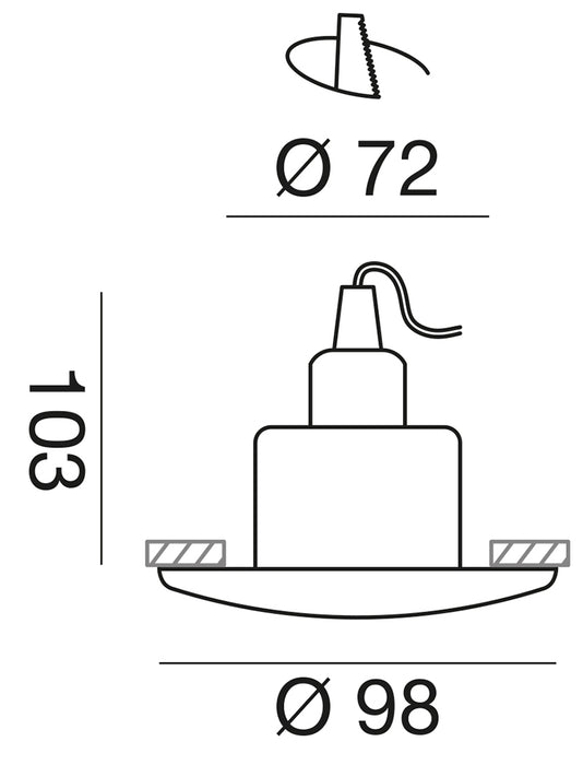 Indra - Faretto - GEA LUCE