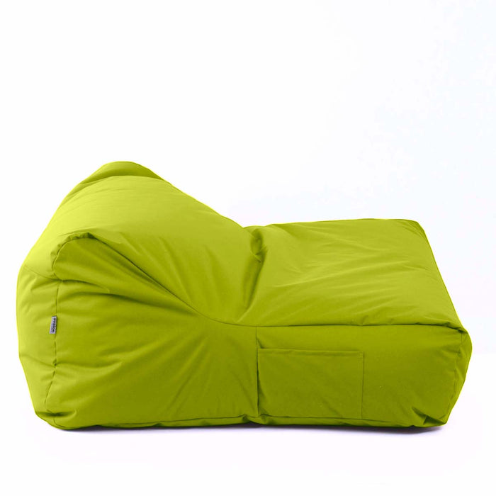 Pouf poltrona matrimoniale doppia XL Gaia in tessuto Samba per esterno e per interno Dim: 125x120 cm