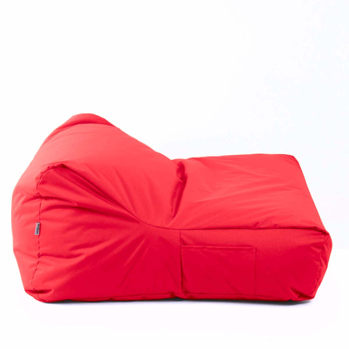 Pouf poltrona matrimoniale doppia XL Gaia in tessuto Samba per esterno e per interno Dim: 125x120 cm