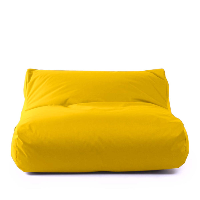 Pouf poltrona matrimoniale doppia XL Gaia in tessuto Samba per esterno e per interno Dim: 125x120 cm