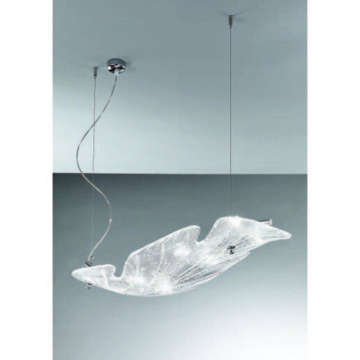 Granfoglia h 40cm in cristallo - Lampadario moderno - ALBANI LIGHTING