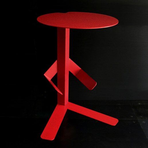 Mister T Rosso - Tavolino da parete - CAOSCREO