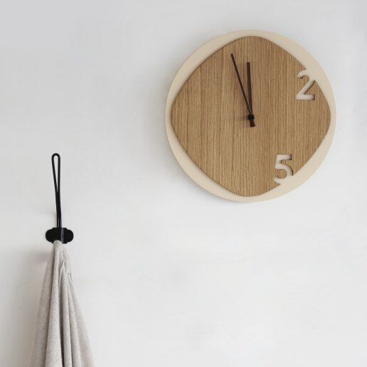 Clock25 - Light Wood - Orologi da parete - Sabrina Fossi Design
