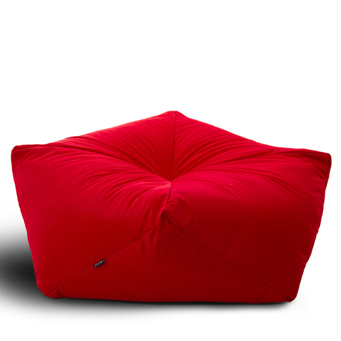 Pouf a forma di Stella in tessuto anitrappo imbottito di polistirolo Made in italy Dim: 70x35 cm