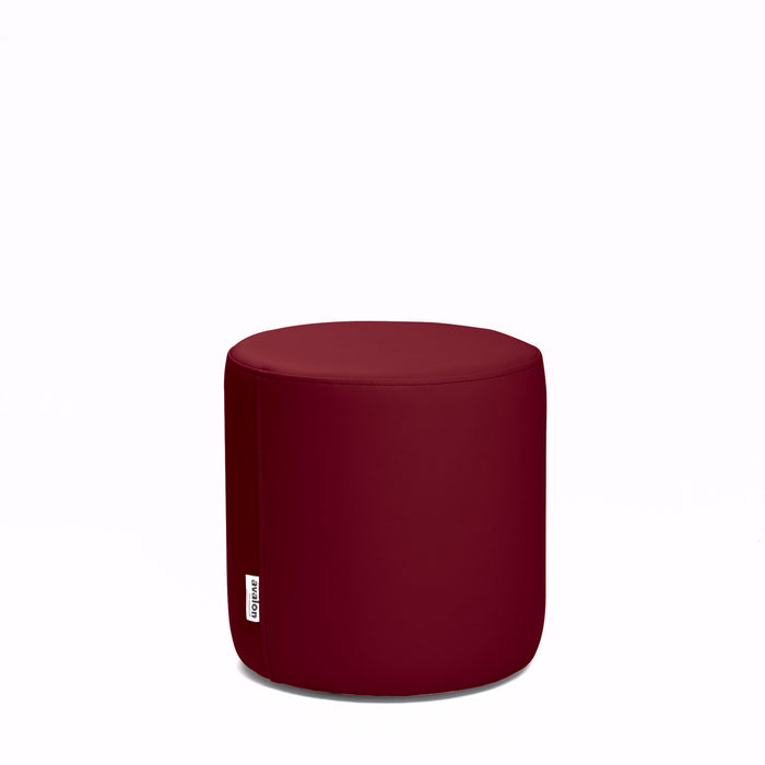 Avalon Tavolino Pouf Rigido Cilindro Similpelle Mamba Trendy Diam. 35 cm, Alt. 35 cm