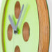 Orologio da parete in legno colorato