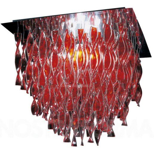 AURA 45 rosso  foglia oro - Plafoniere da soffitto - AXO LIGHT