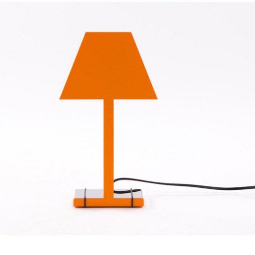 2.D Living Arancione - Lampada da tavolo - CAOSCREO