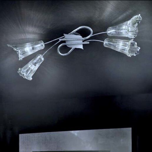TREVISO 4 luci - Plafoniera da soffitto - SILLUX