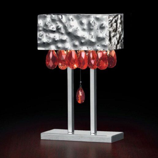 Magma 0450/lg rosso (oro 24 carati)- Lampada da tavolo - PATRIZIA VOLPATO