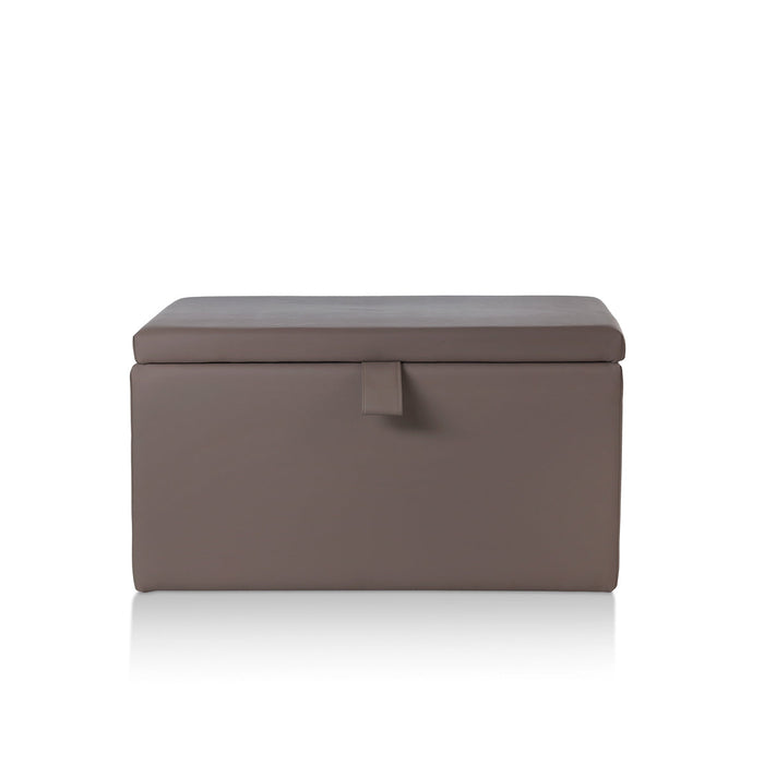 Pouf Contenitore PLUTO 82 cm Ecopelle Trendy - Avalon