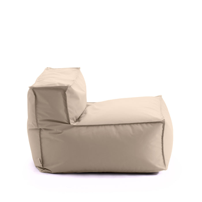 Pouf poltrona 1 posto Deluz per esterno in tessuto poliestere Samba dim: 98x98x65 cm