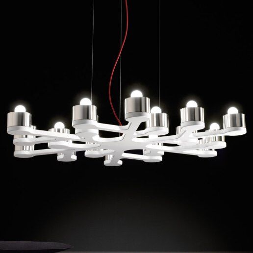 Parmelia sp 18 bco nk cr flu - Lampadario, sospensione - NOIDESIGN