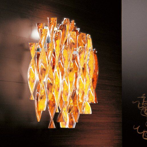 AURA arancio foglia oro - Applique da parete - AXO LIGHT